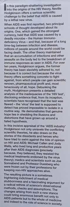 AIDS: The Failure of Contemporary Science | Neville Hodgkinson