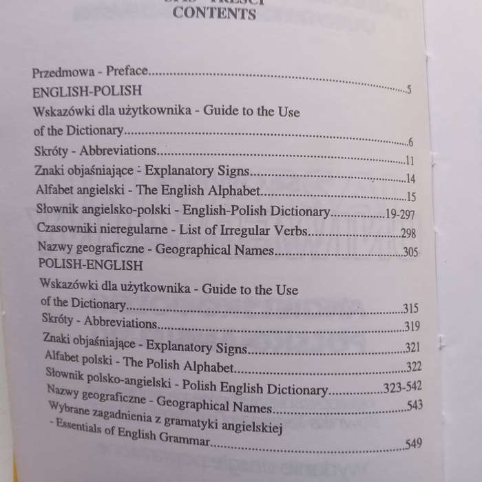 English/Polish, Polish/English Dictionary