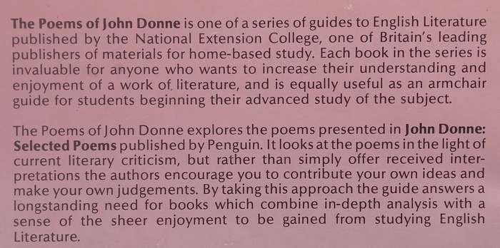 The Poems of John Donne | David Tinkler