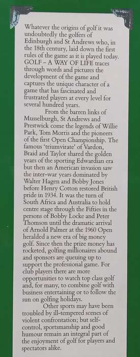 Golf  A Way of Life: An Illustrated History of Golf | Peter Alliss (Ed.)