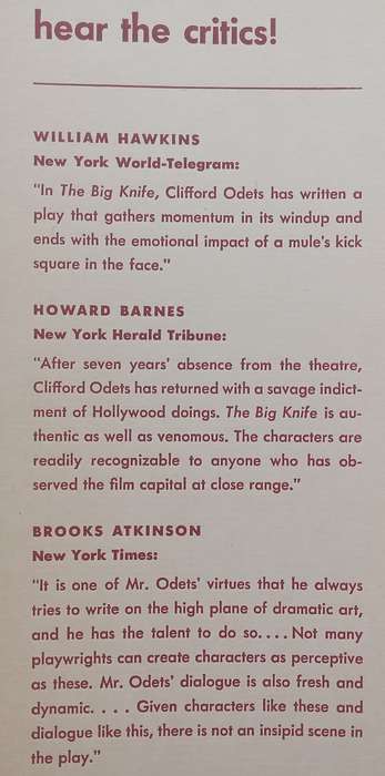 The Big Knife | Clifford Odets