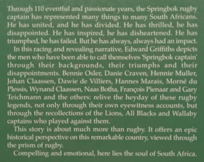 The Captains (SAs Springbok Captains) | Edward Griffiths