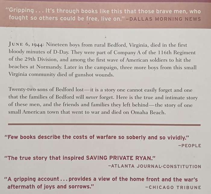 The Bedford Boys: One American Towns Ultimate D-Day Sacrifice | Alex Kershaw