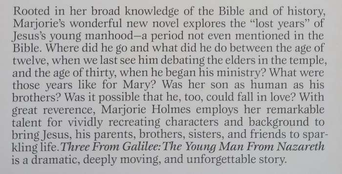 Three from Galilee: The Young Man from Nazareth | Marjorie Holmes