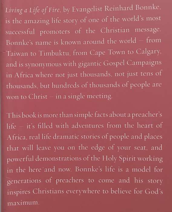 Living a Life of Fire: An Autobiography | Reinhard Bonnke