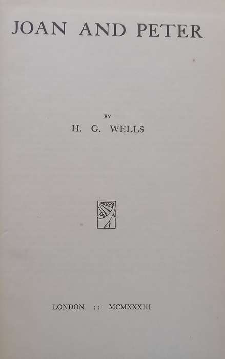 Joan and Peter | H. G. Wells