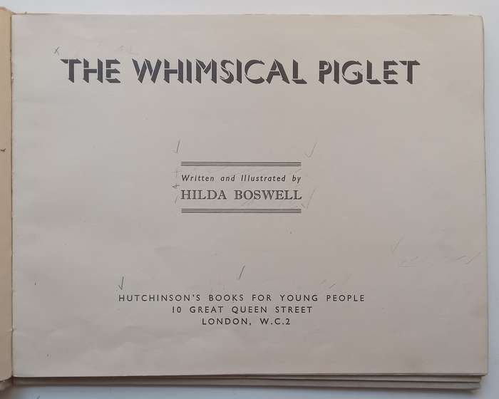 The Whimsical Piglet | Hilda Boswell