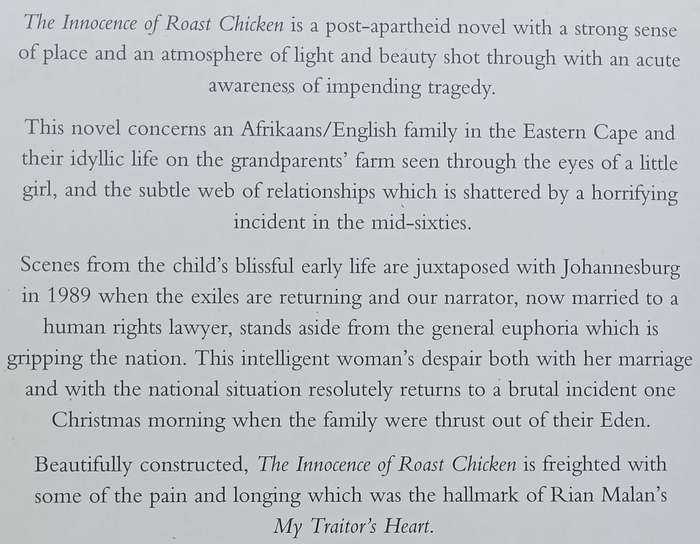 The Innocence of Roast Chicken (Inscribed by Author) | Jo-Anne Richards