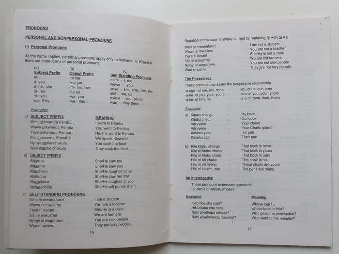Kiswahili for Foreigners | Amir A. Mohamed