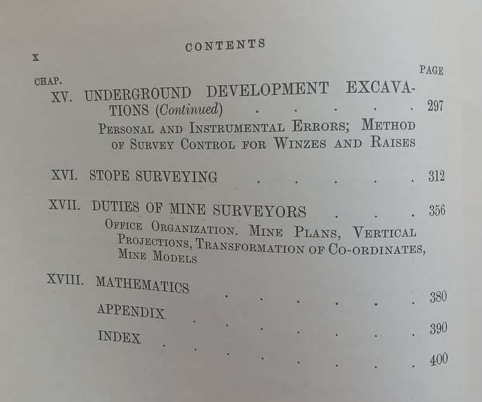 Metalliferous Mine Surveying | Frederick Winiberg