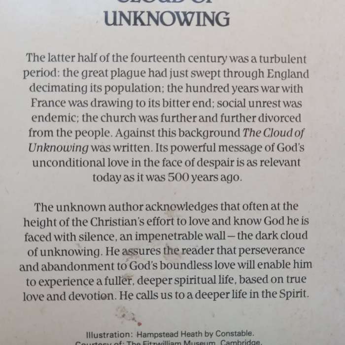 The Cloud of Unknowing | Halcyon Backhouse