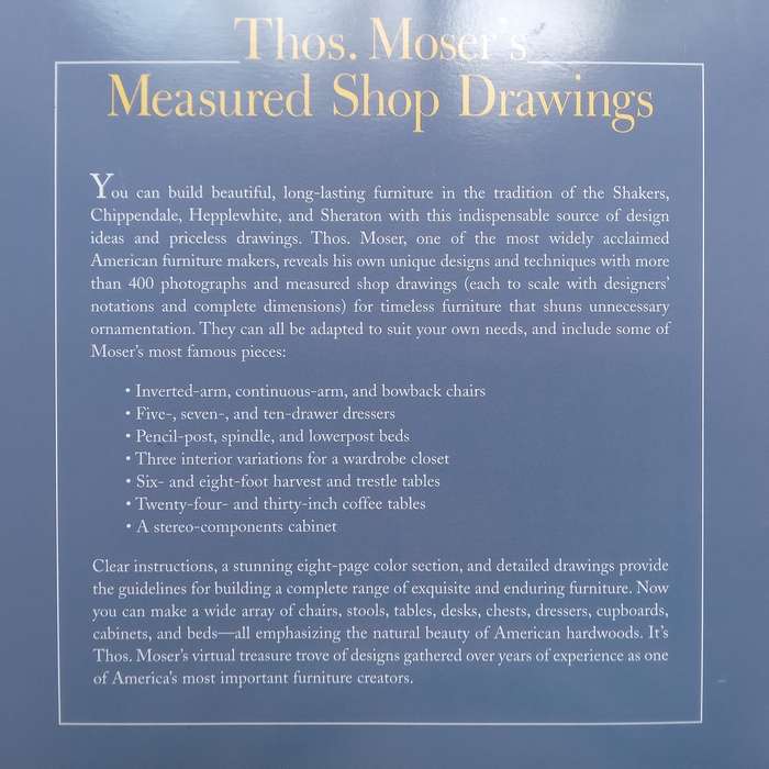 Measured Shop Drawings | Thomas Moser