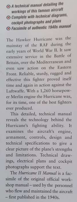 The Hurricane II Manual (Facsimile Reprint)