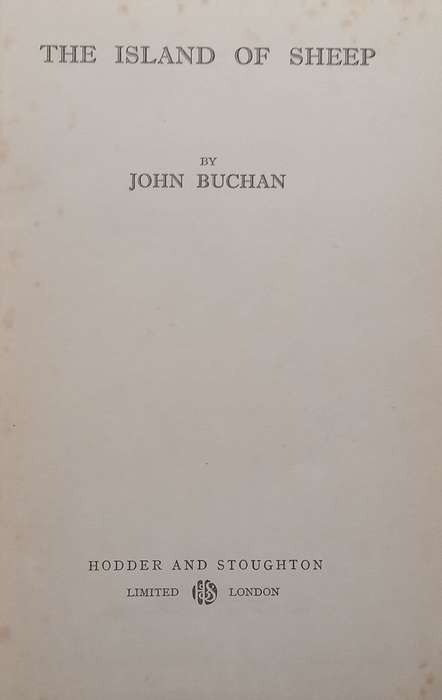 The Island of Sheep (Published 1936) | John Buchan
