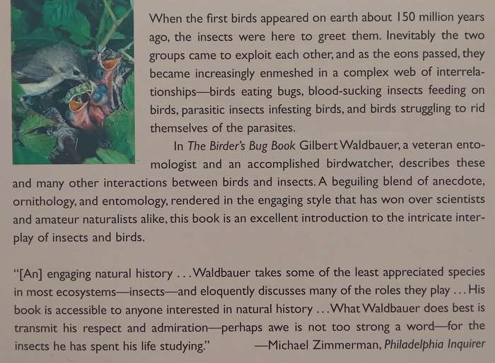 The Birders Bug Book | Gilbert Waldbauer