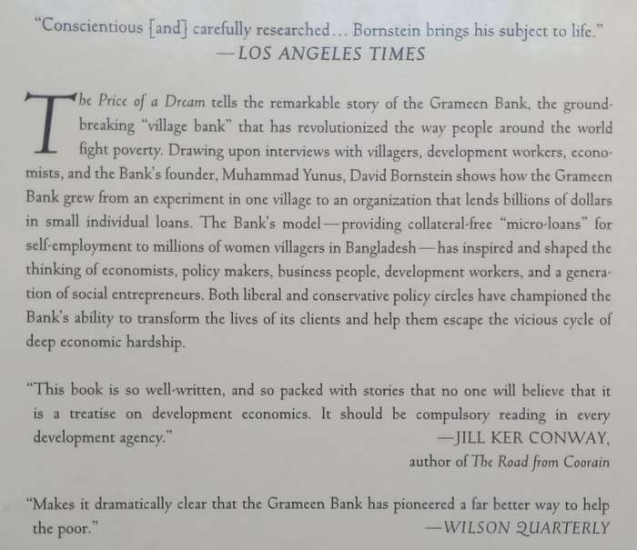 The Price of a Dream: The Story of the Grameen Bank | David Bornstein