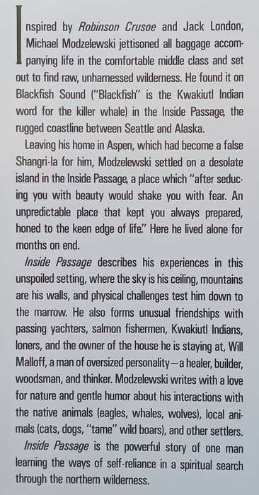Inside Passage: Living with Killer Whales, Bald Eagles, and Kwakiutl Indians | Michael Modzelewski