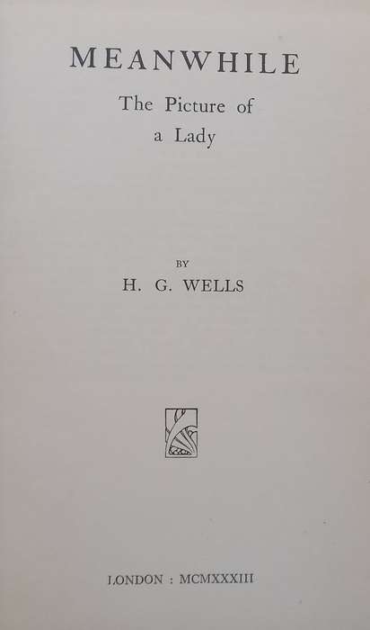 Meanwhile: The Picture of a Lady | H. G. Wells