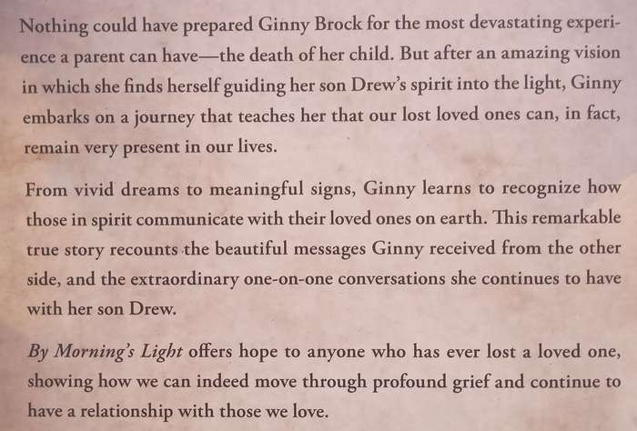 By Mornings Light: The True Story of a Mothers Reconnection with her Son in the Hereafter |...