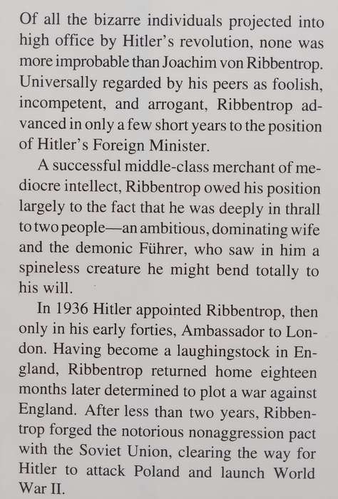 Ribbentrop: A Biography | Michael Bloch