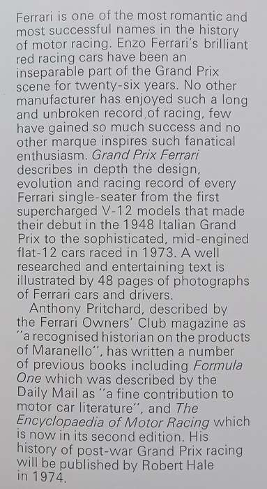 Grand Prix Ferrari | Anthony Pritchard