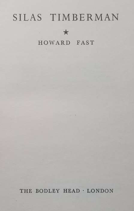 Silas Timberman | Howard Fast