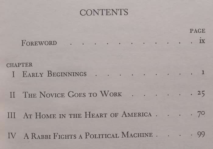 Chronicle of an American Crusader: Alumni Lectures Delivered at the Hebrew Union College, 1942 | ...