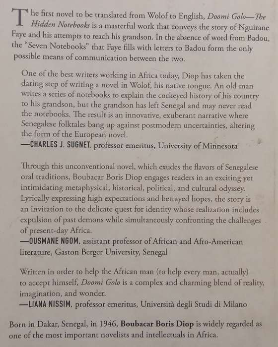 Doomi Golo: The Hidden Notebooks (Possibly Inscribed by Lead Translator Vera Wulfing-Leckie) | Bo...