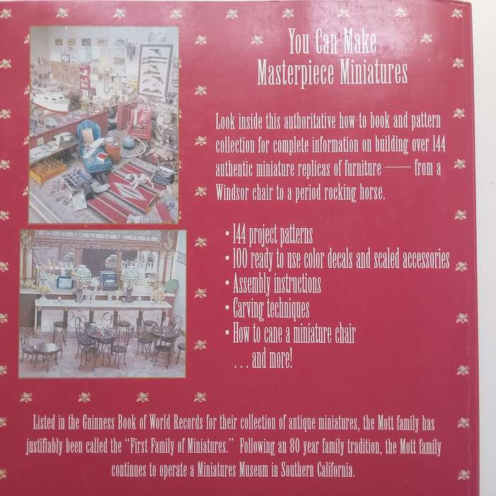 The Motts Miniature Furniture Workshop Manual (2nd Ed.) | Barbara & Elizabeth Mott