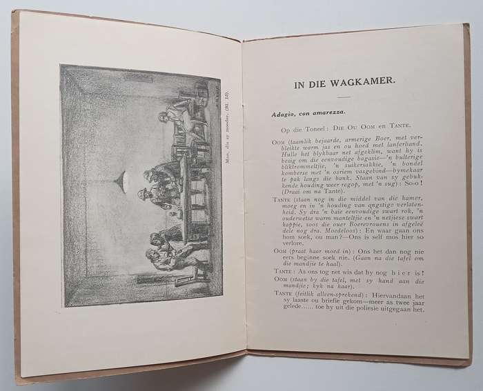 In die Wagkamer: n Noodlotstuk (Afrikaans, Published 1926) | J. F. W. Grosskopf