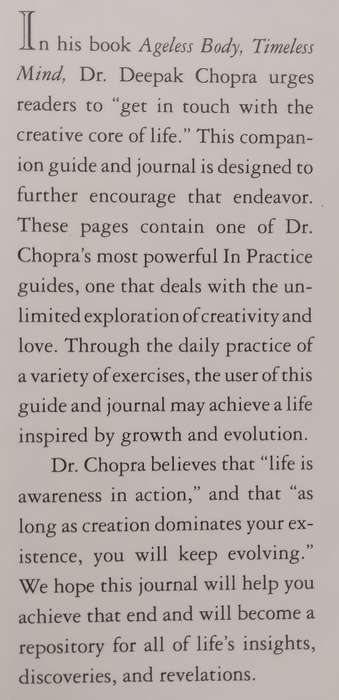 Ageless Body, Timeless Mind: A Companion & Journal | Deepak Chopra
