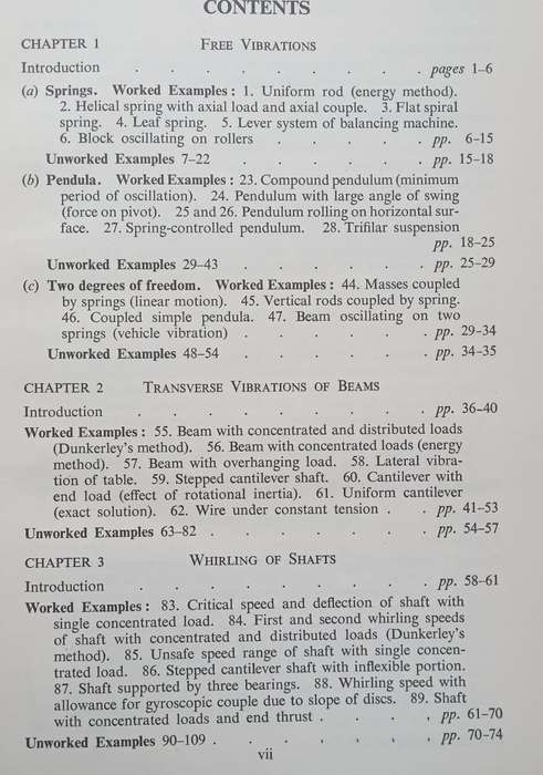 Examples on Mechanical Vibrations | John Hannah & R. C. Stephens