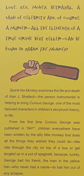Spank the Monkey: The True Story of Three Men, a Spanking Club & Murder! (Inscribed by Author) | ...