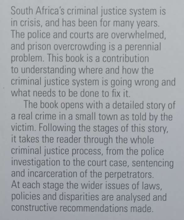 Criminal (In)Justice in South Africa: A Civil Society Perspective | Chandre Gould (Ed.)