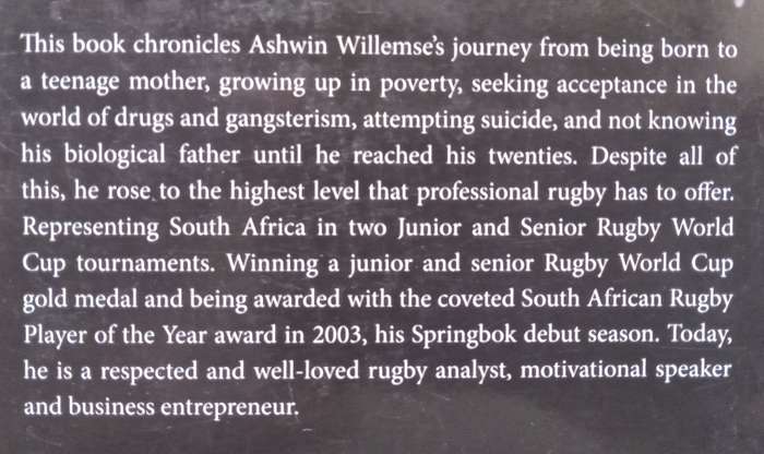 Rugby Changed My World: The Ashwin Willemse Story (Inscribed by Ashwin Willemse) | Peter Bills & ...