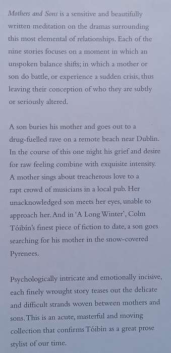 Mothers and Sons (First Edition, 2006) | Colm Toibin