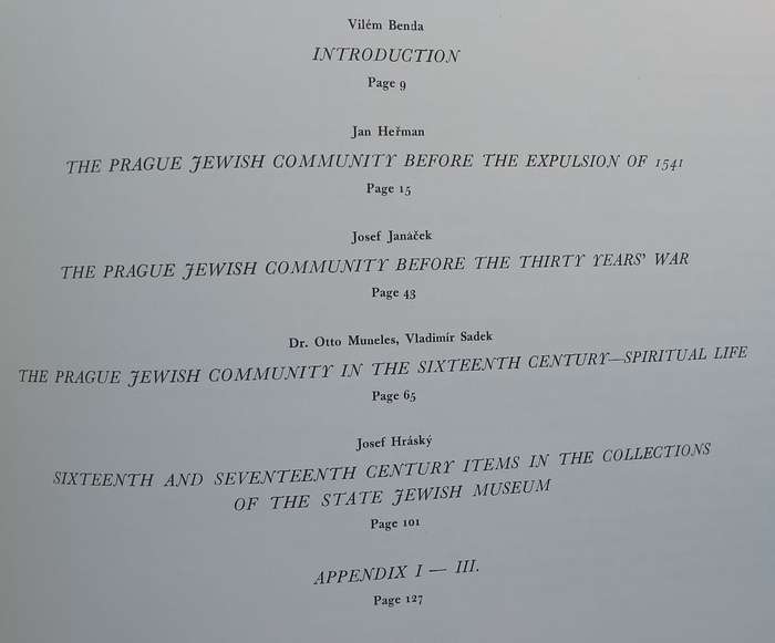 Prague Ghetto in the Renaissance Period (With Booklet) | Vilem Benda, et. al.