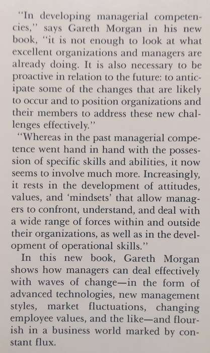Riding the Waves of Change: Developing Managerial Competencies for a Turbulent World | Gareth Morgan