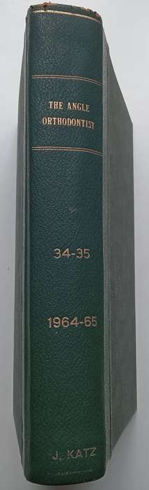 The Angle Orthodontist (Vols. 34-35, 1964-1965)