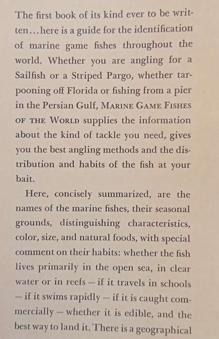 Marine Game Fishes of the World | Francesca la Monte