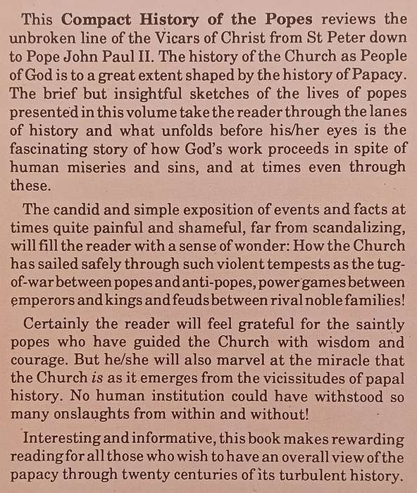 A Compact History of the Popes | P. C. Thomas