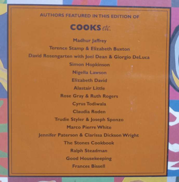 Cooks, Etc. A Tempting Taste of the Very Best in Cookery Writing, Autumn 1999