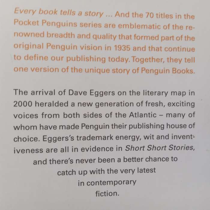 Short Short Stories | Dave Eggers