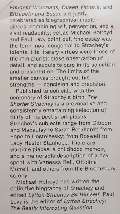 The Shorter Strachey | Michael Holroyd & Paul Levy (Eds.)