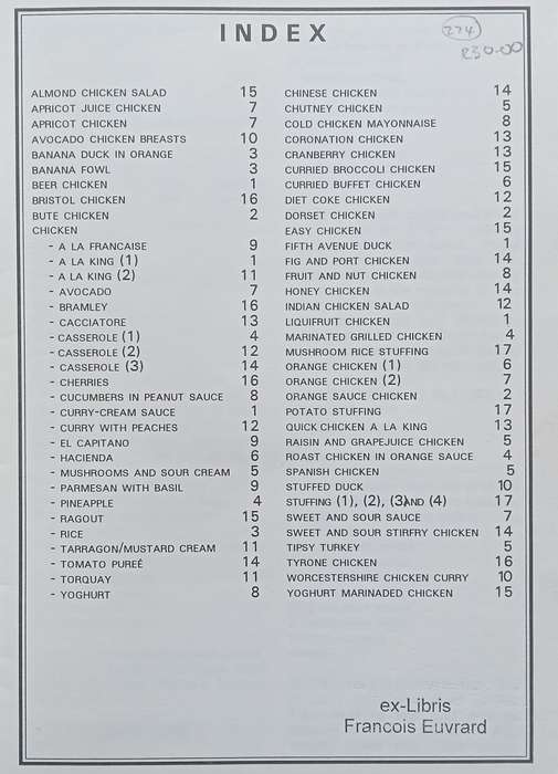Poultry and Game (AIDA Recipe Collection Vol. 1)