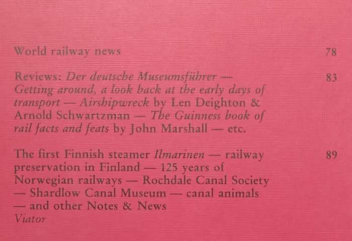 Transport History (Vol. 11, No. 1, Spring 1980)
