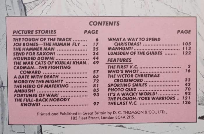 Victor Book for Boys 1985