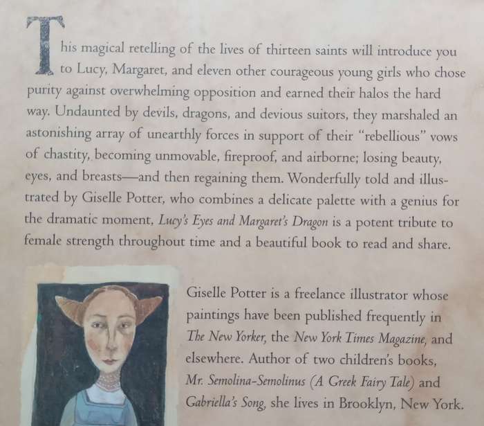 Lucys Eyes and Margarets Dragon: The Lives of the Virgin Saints | Giselle Potter