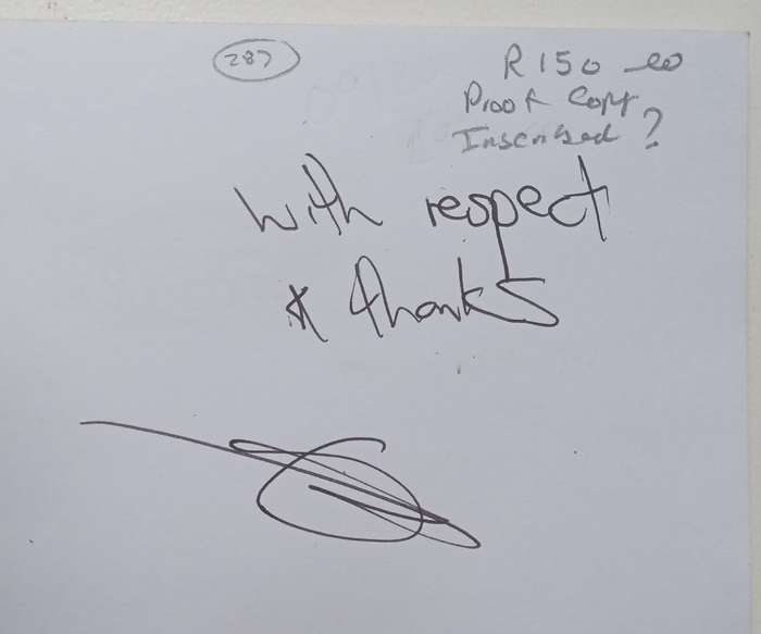 Hintsas Ghost (Proof Copy, Possibly Inscribed by Author) | Andrew K. Miller