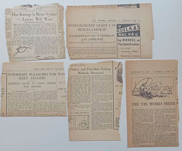 Bottom Fishing in Cape Waters (Published 1917, With 5 Loosely Inserted Newspaper Clippings) | A. ...